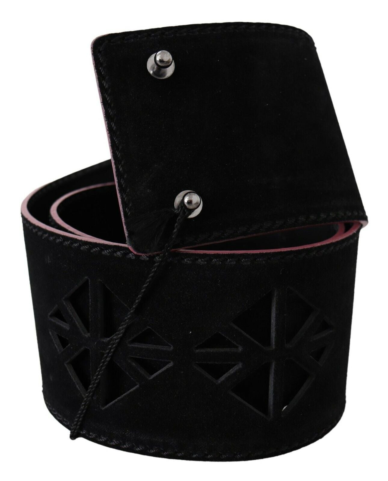 Costume National Black High Waist Belts for Women alternate view