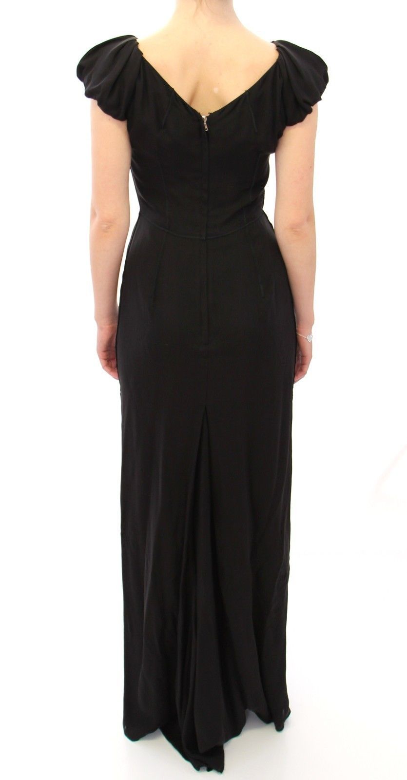 Dolce & Gabbana Black Long Dress for Women detail view