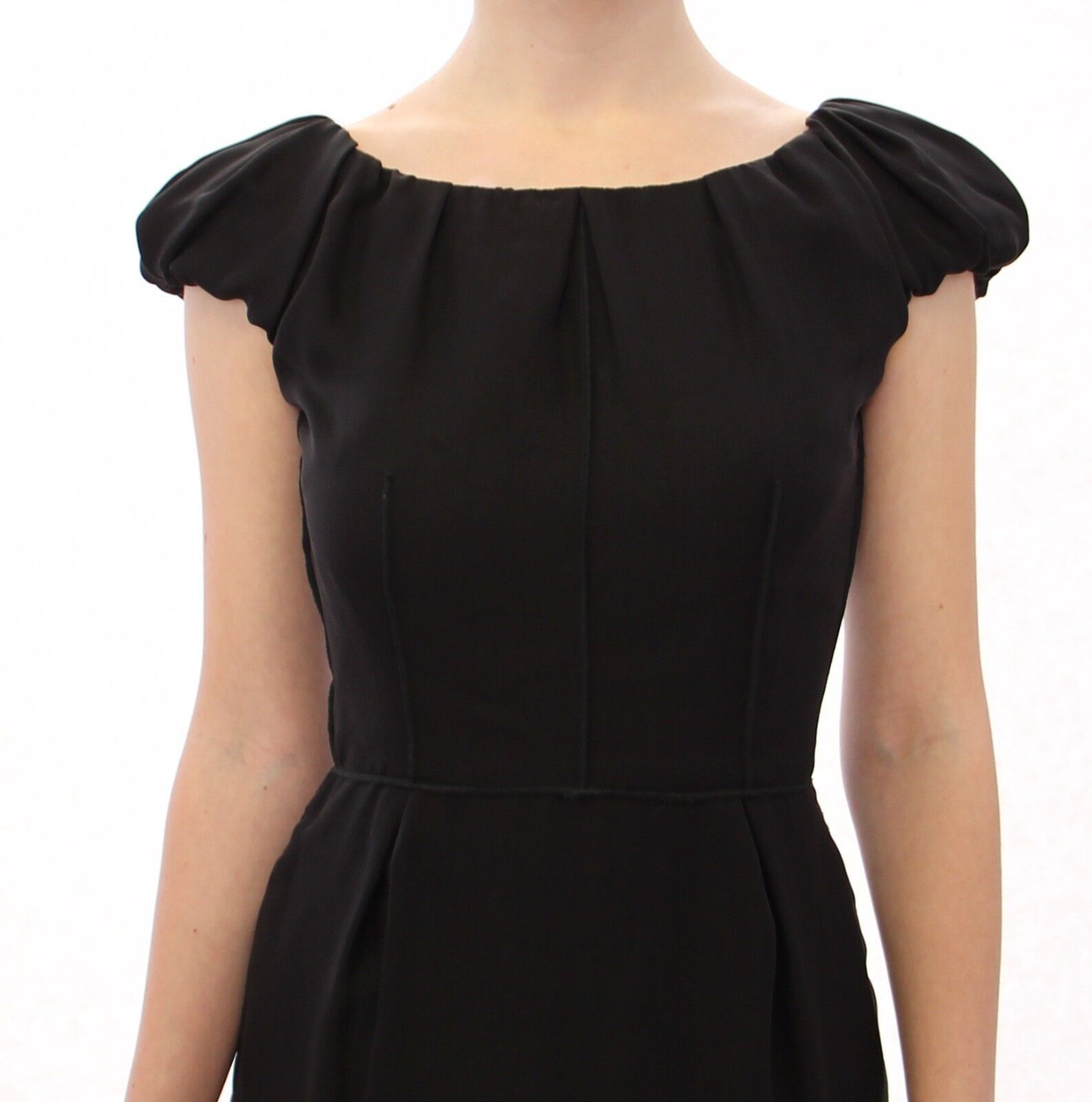 Dolce & Gabbana Black Long Dress for Women side view