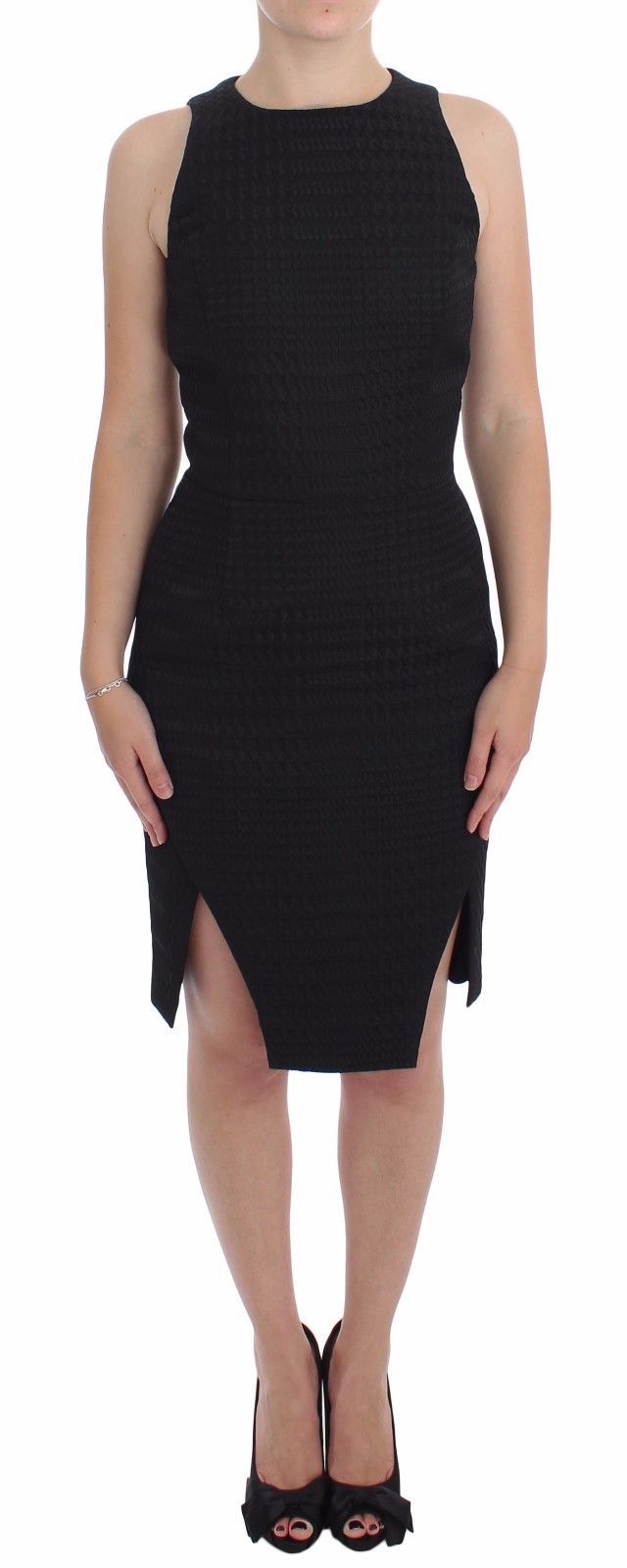 DAIZY SHELY Black Midi Dress for Women