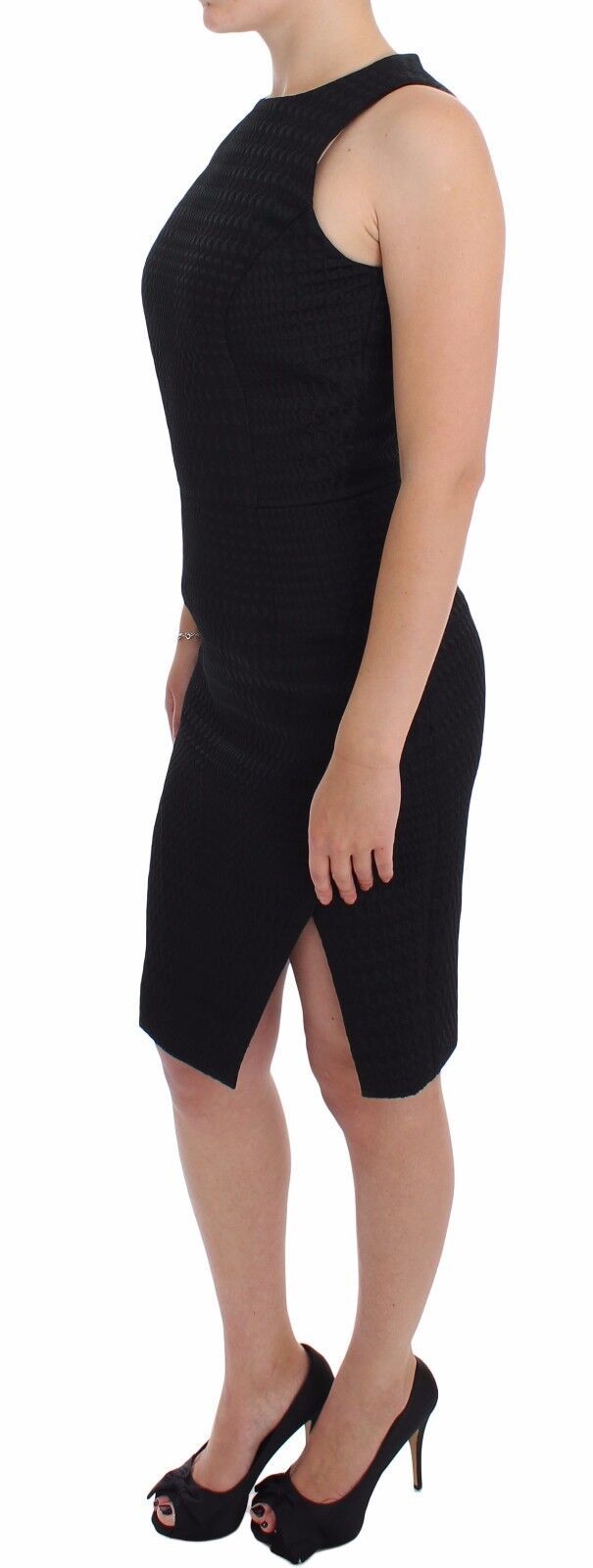 DAIZY SHELY Black Midi Dress for Women alternate view