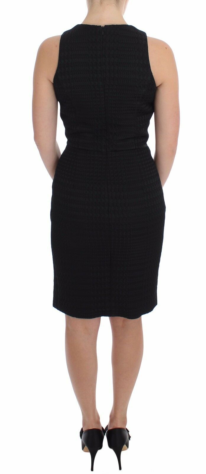 DAIZY SHELY Black Midi Dress for Women detail view