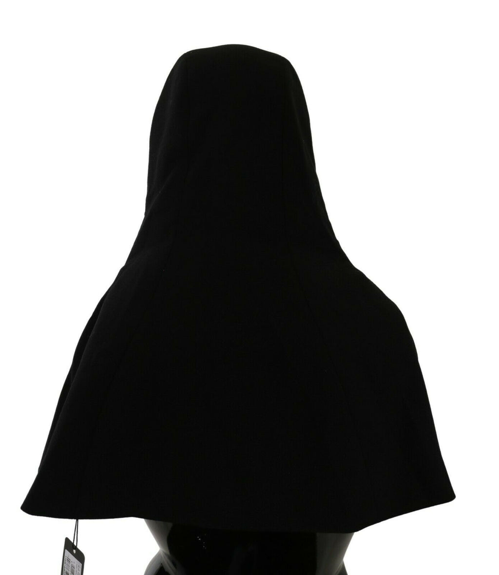 Écharpe-cagoule Dolce & Gabbana en laine noire