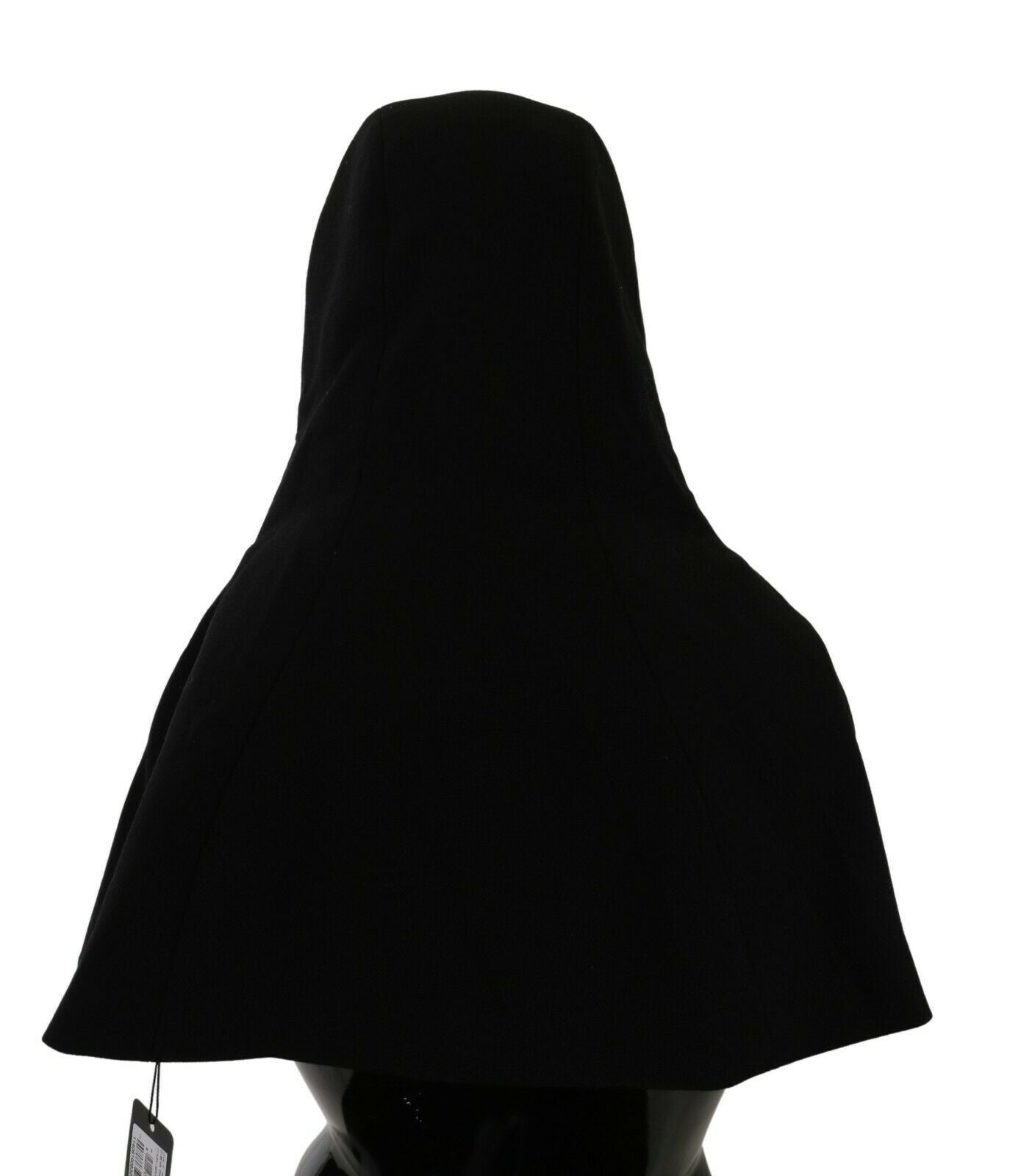 Écharpe-cagoule Dolce & Gabbana en laine noire