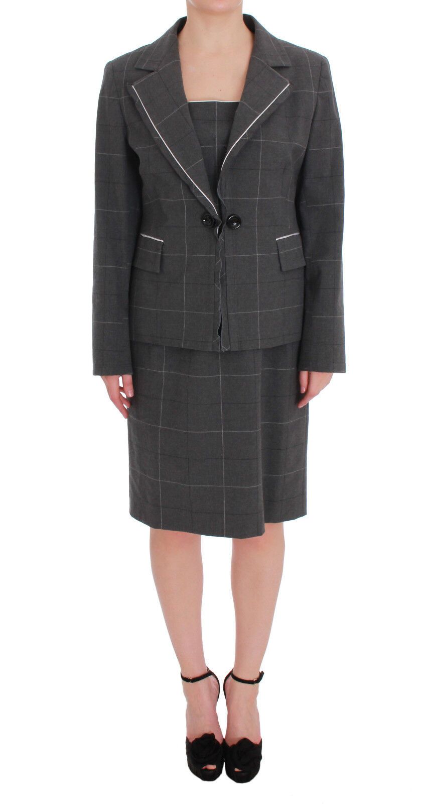 BENCIVENGA Grey Two Piece Suits for Women alternate view