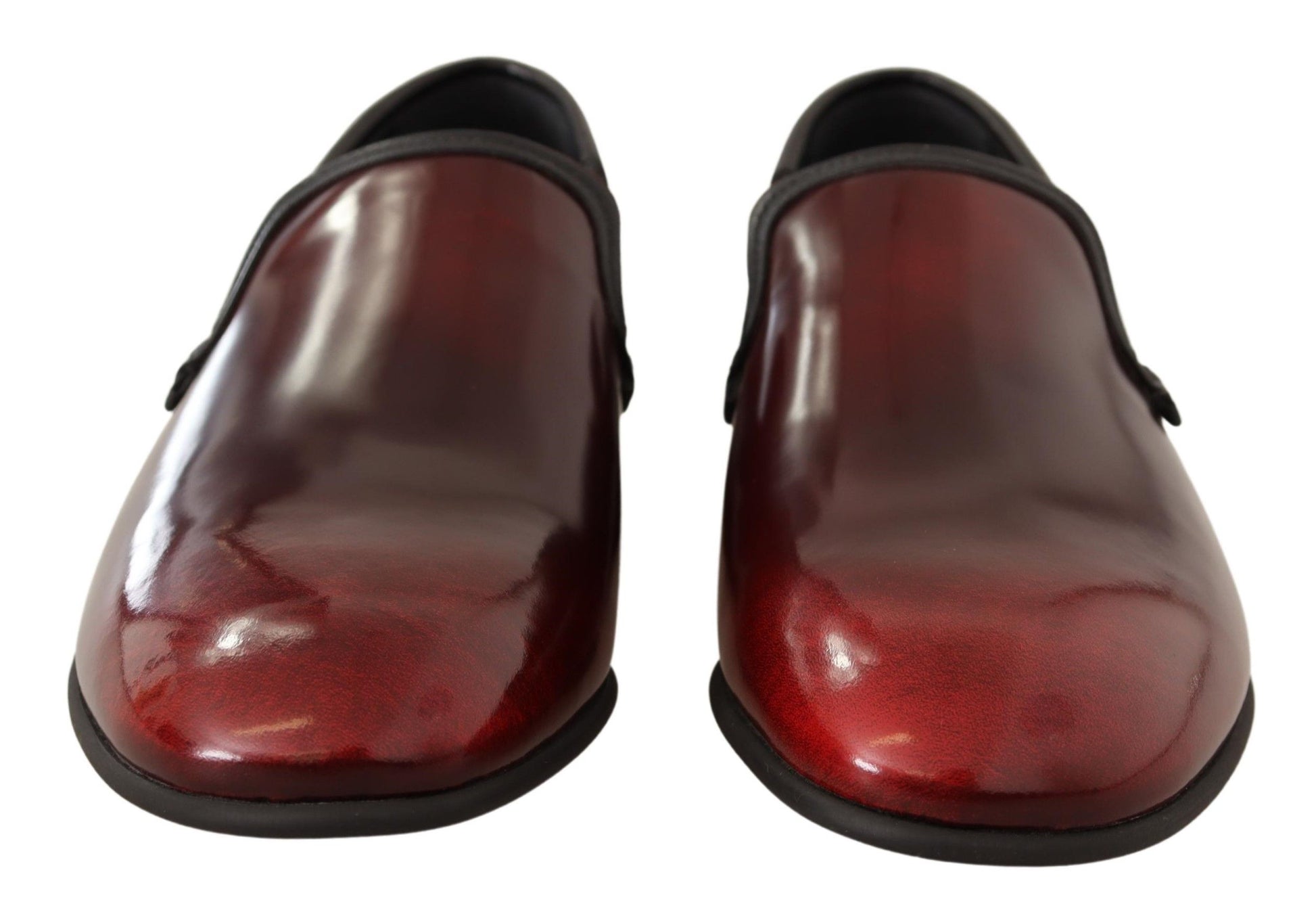 Dolce & Gabbana Red Slip On Loafers for Men side view