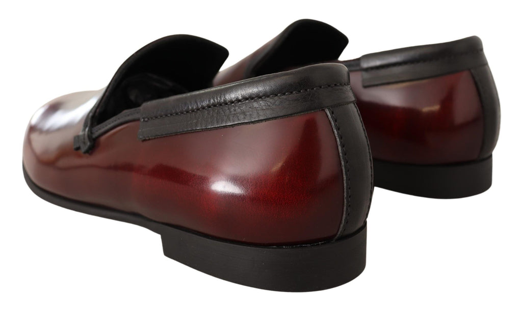 Dolce & Gabbana Red Slip On Loafers for Men additional view