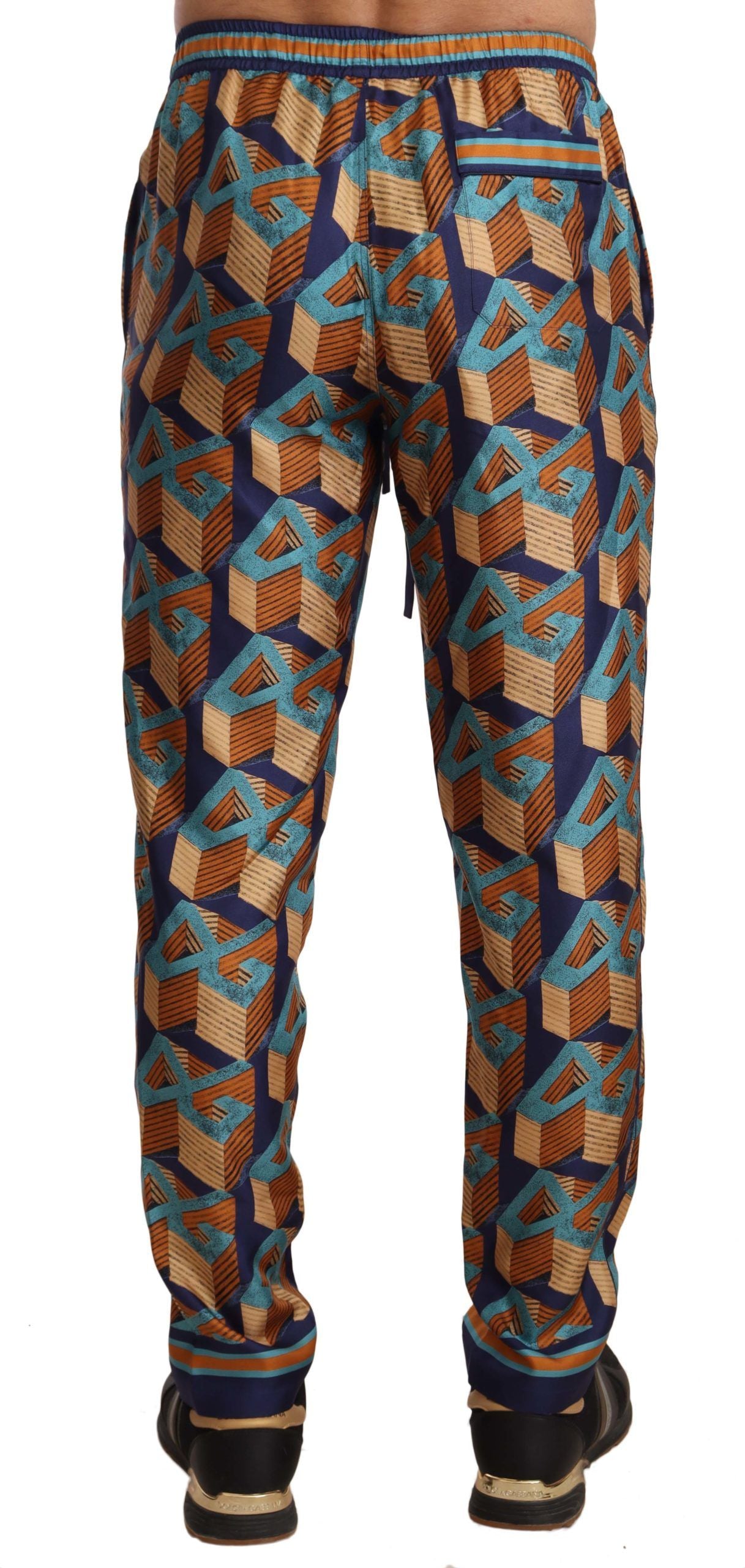 Dolce & Gabbana Multicolor Athletic Pants for Men detail view