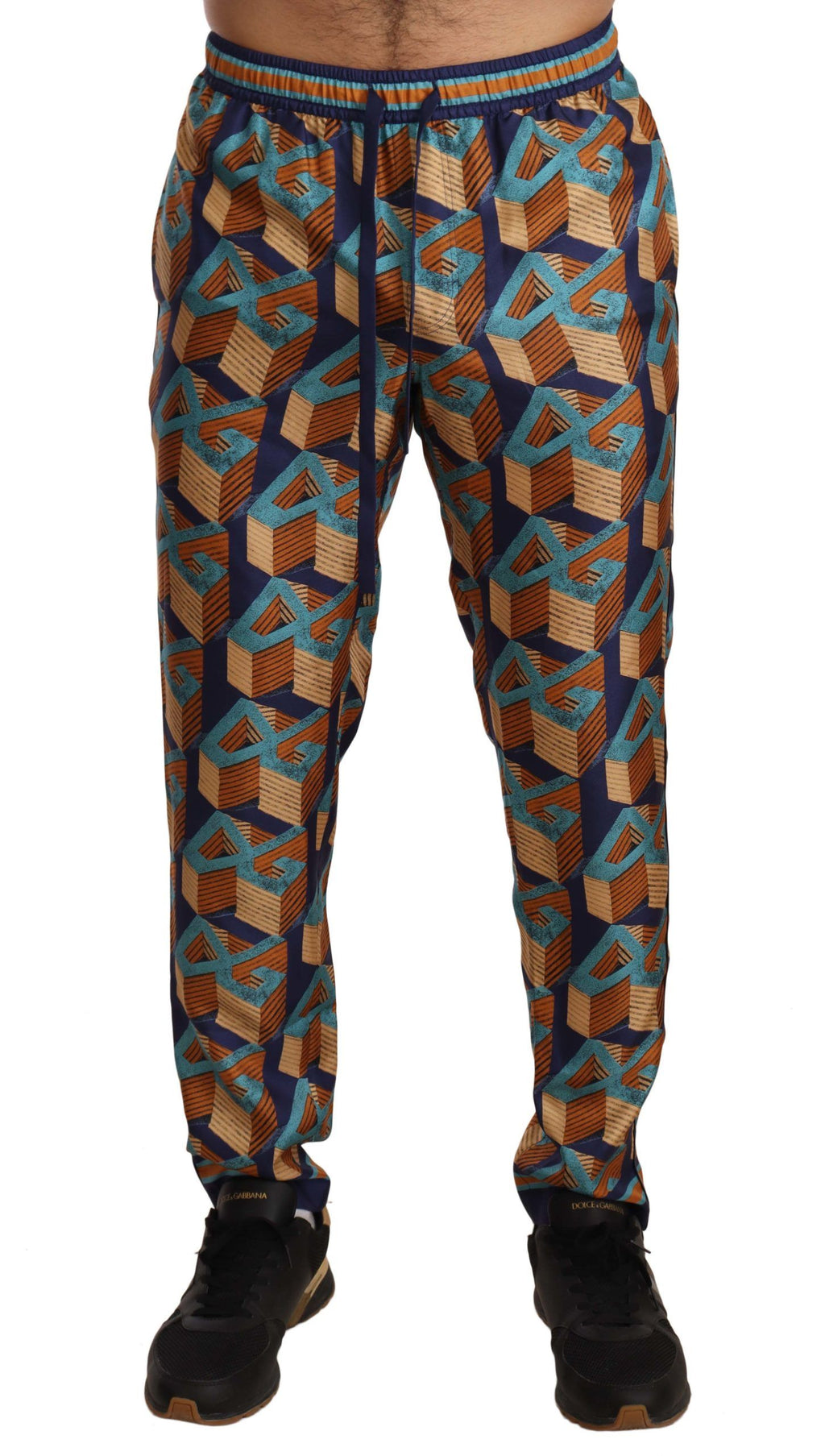 Dolce & Gabbana Multicolor Athletic Pants for Men