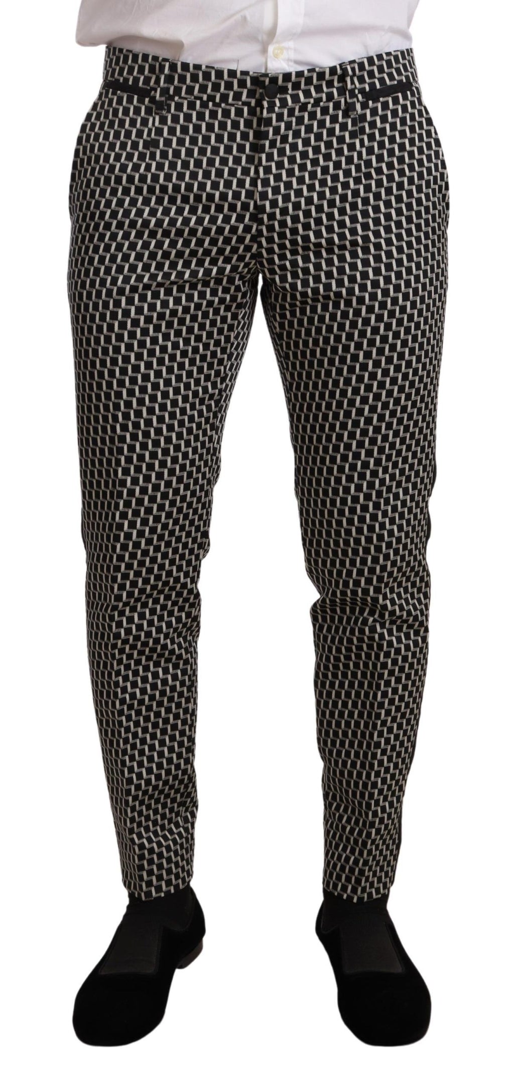 Dolce & Gabbana Black Three Piece Suits for Men detail view