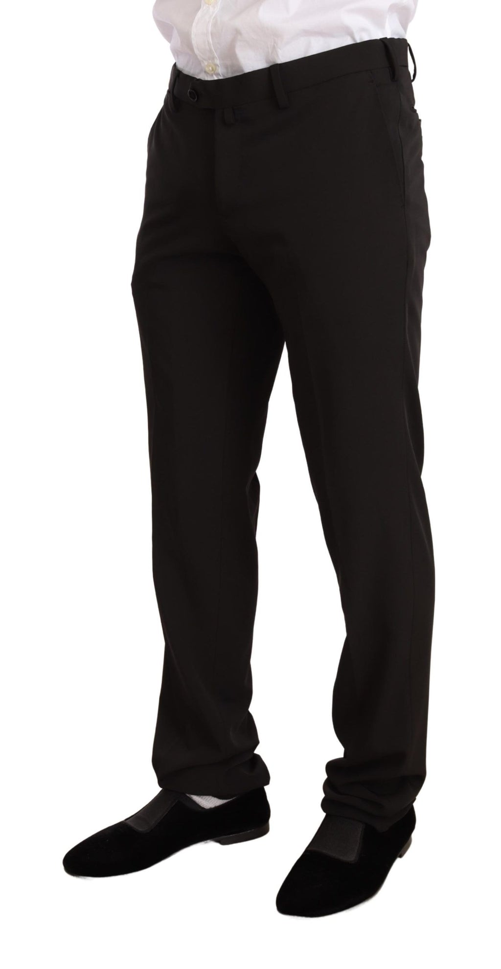 Domenico Tagliente Black Two Piece Suits for Men side view