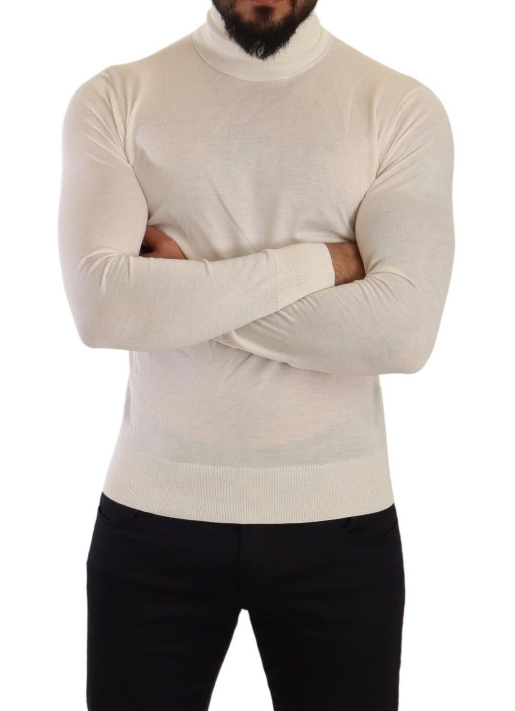 Dolce & Gabbana White Turtleneck for Men additional view