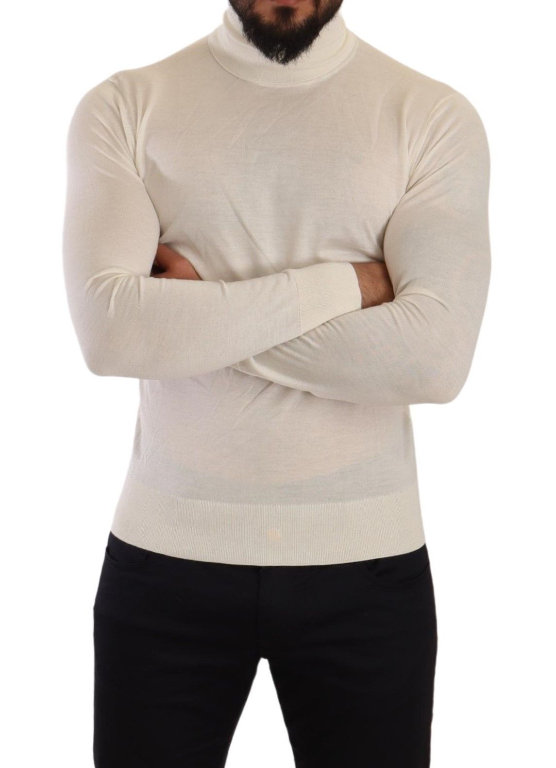 Dolce & Gabbana White Turtleneck for Men additional view