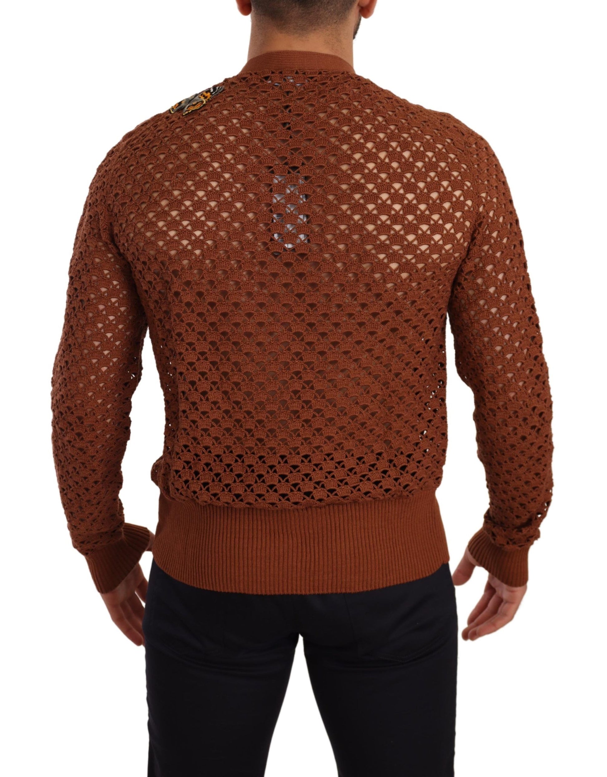 Dolce & Gabbana Brown Cardigan for Men detail view