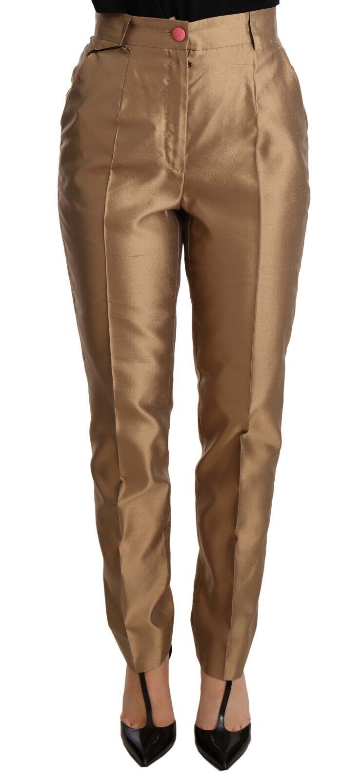 Dolce & Gabbana Gold Casual Pants for Women