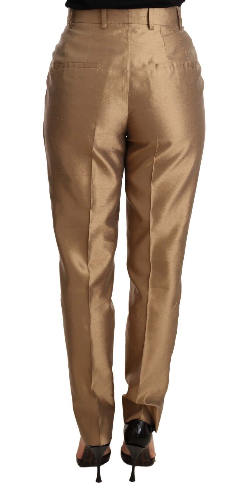 Dolce & Gabbana Gold Casual Pants for Women detail view