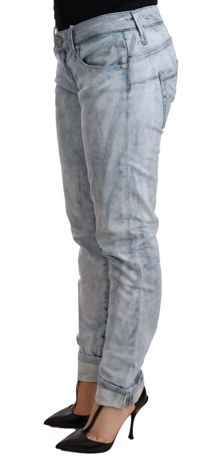 Acht Blue Straight Leg Jeans for Women alternate view