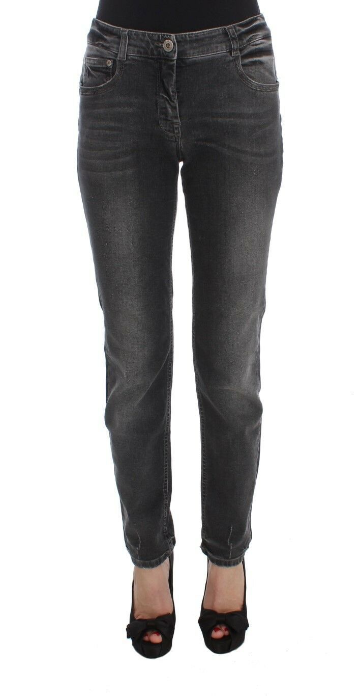 Ermanno Scervino Grey Slim Fit Jeans for Women