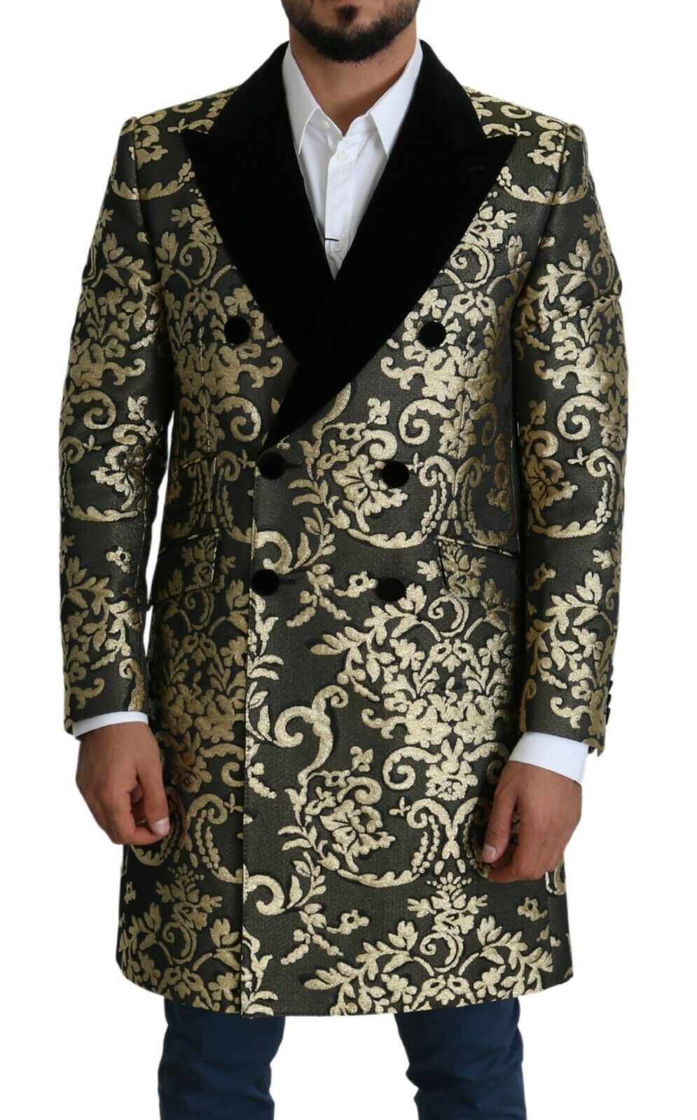 Dolce & Gabbana Black Coat for Men