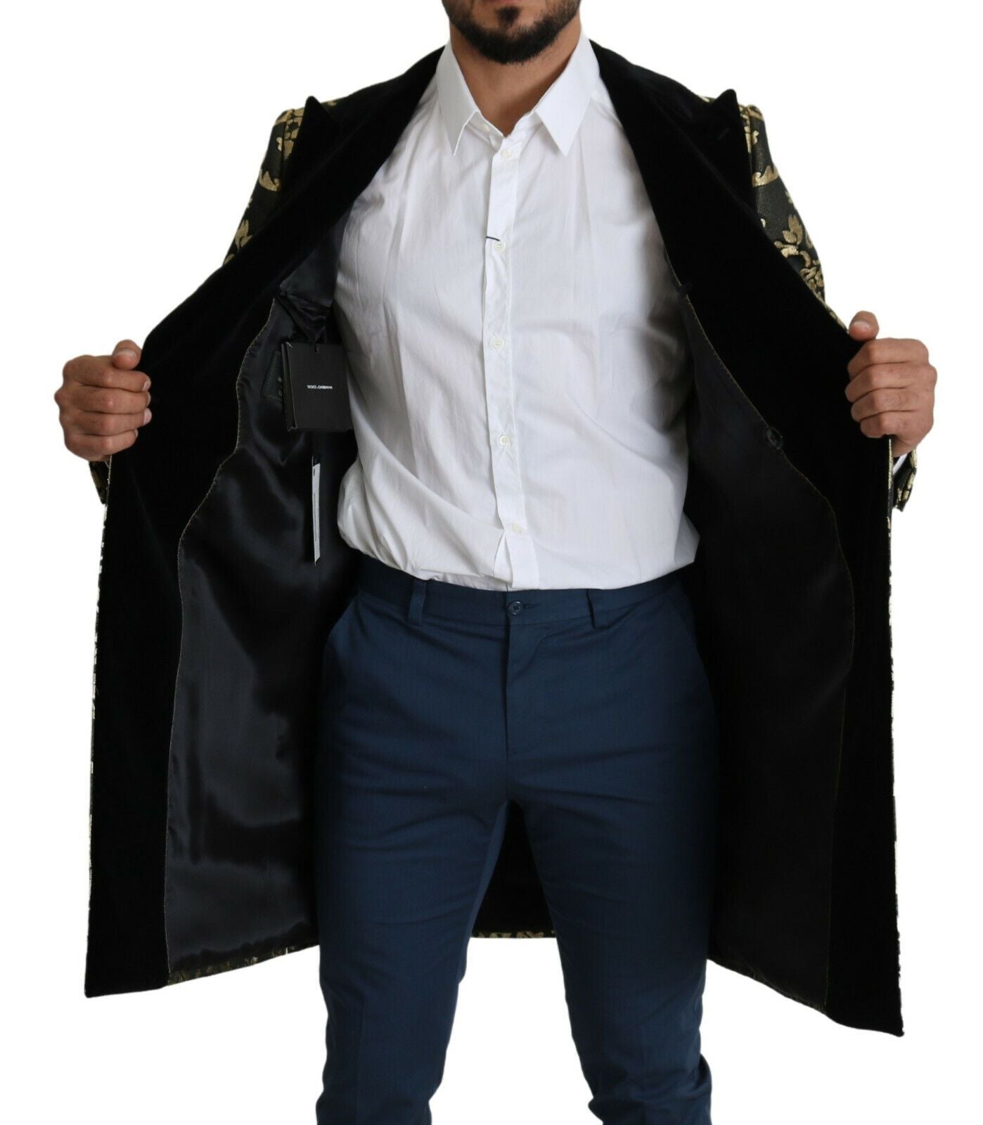 Dolce & Gabbana Black Coat for Men additional view