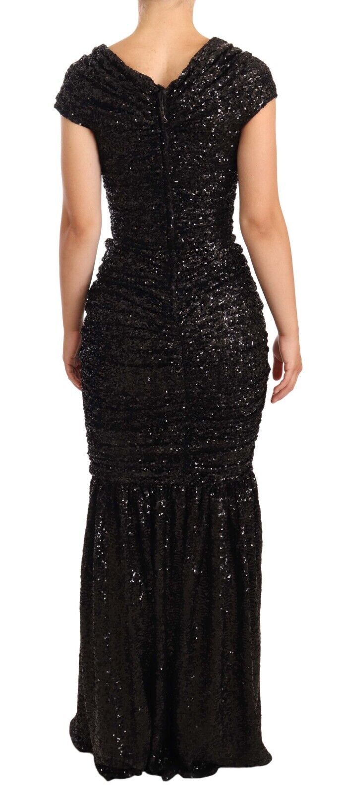 Dolce & Gabbana Black Long Dress for Women detail view