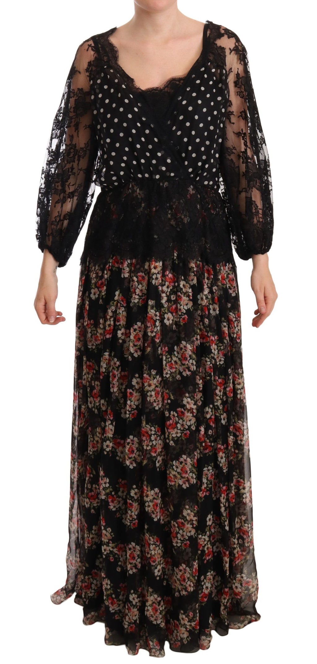 Dolce & Gabbana Black Long Dress for Women additional view