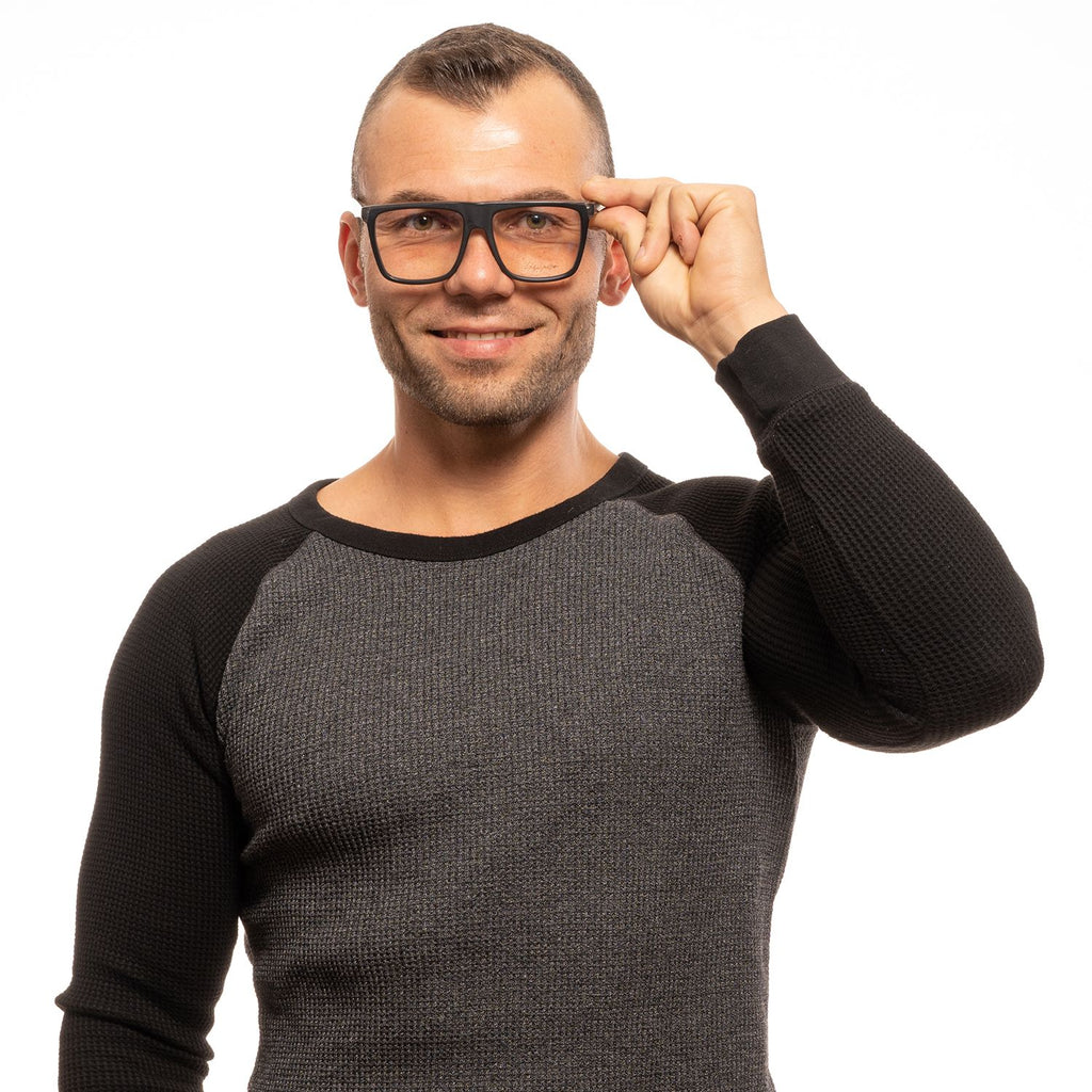 Yohji Yamamoto Black Glasses Frames for Men side view
