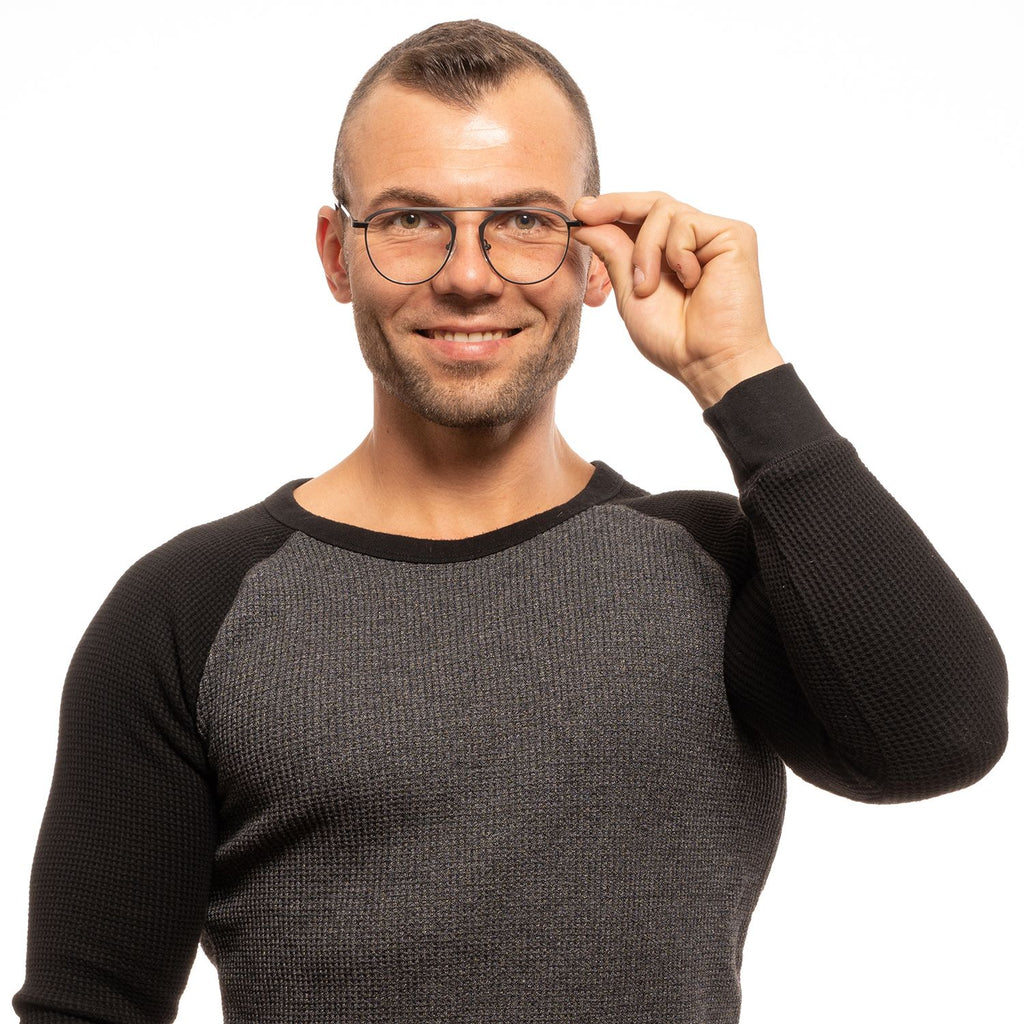 Yohji Yamamoto Black Glasses Frames for Men side view