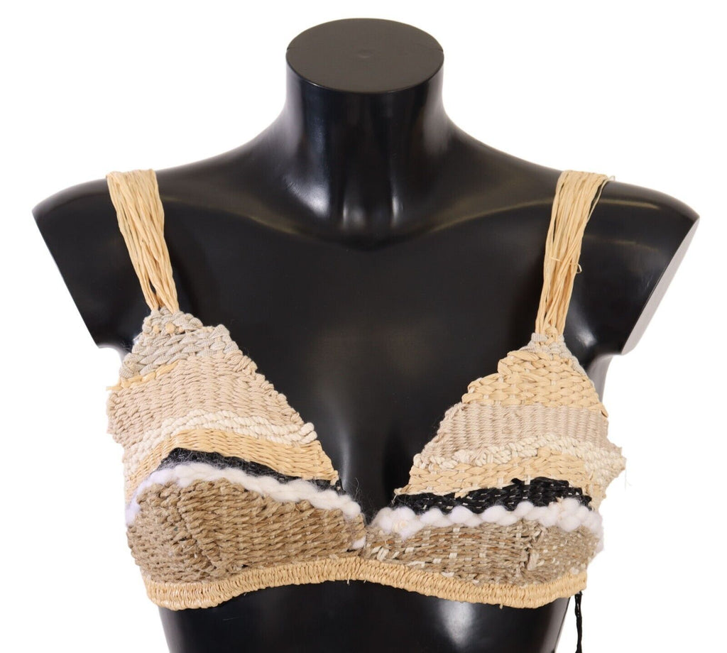 Dolce & Gabbana Beige Sleeveless T-Shirt for Women