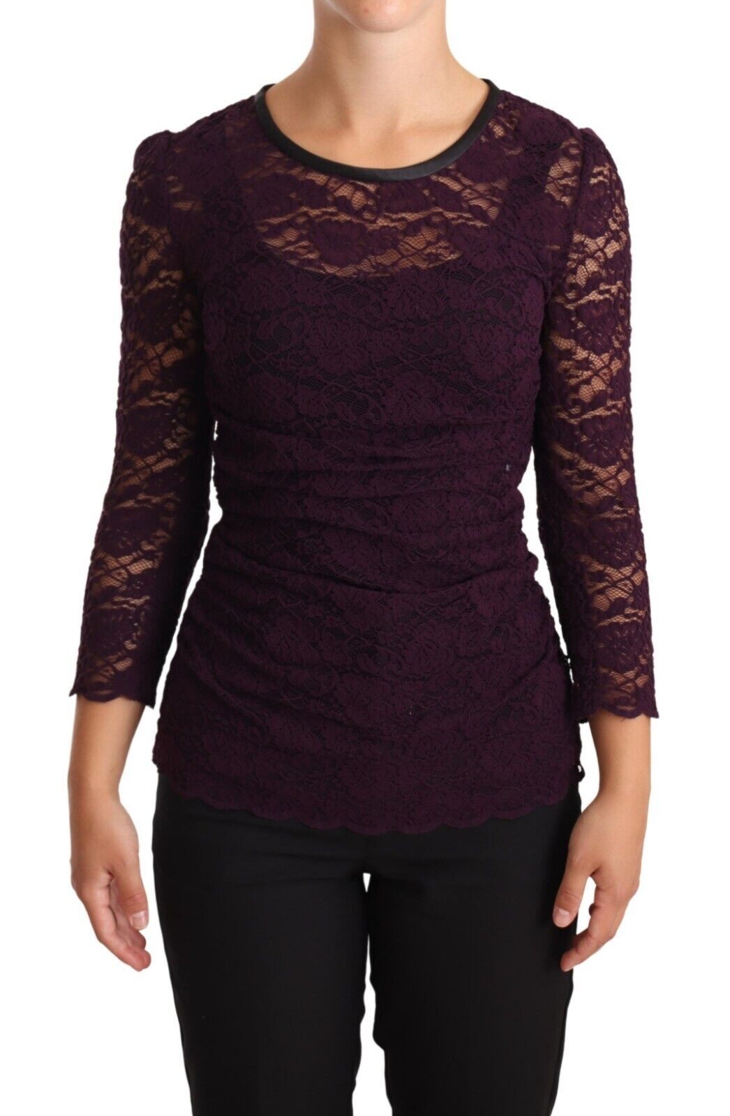 Dolce & Gabbana Purple Long Sleeve T-Shirt for Women