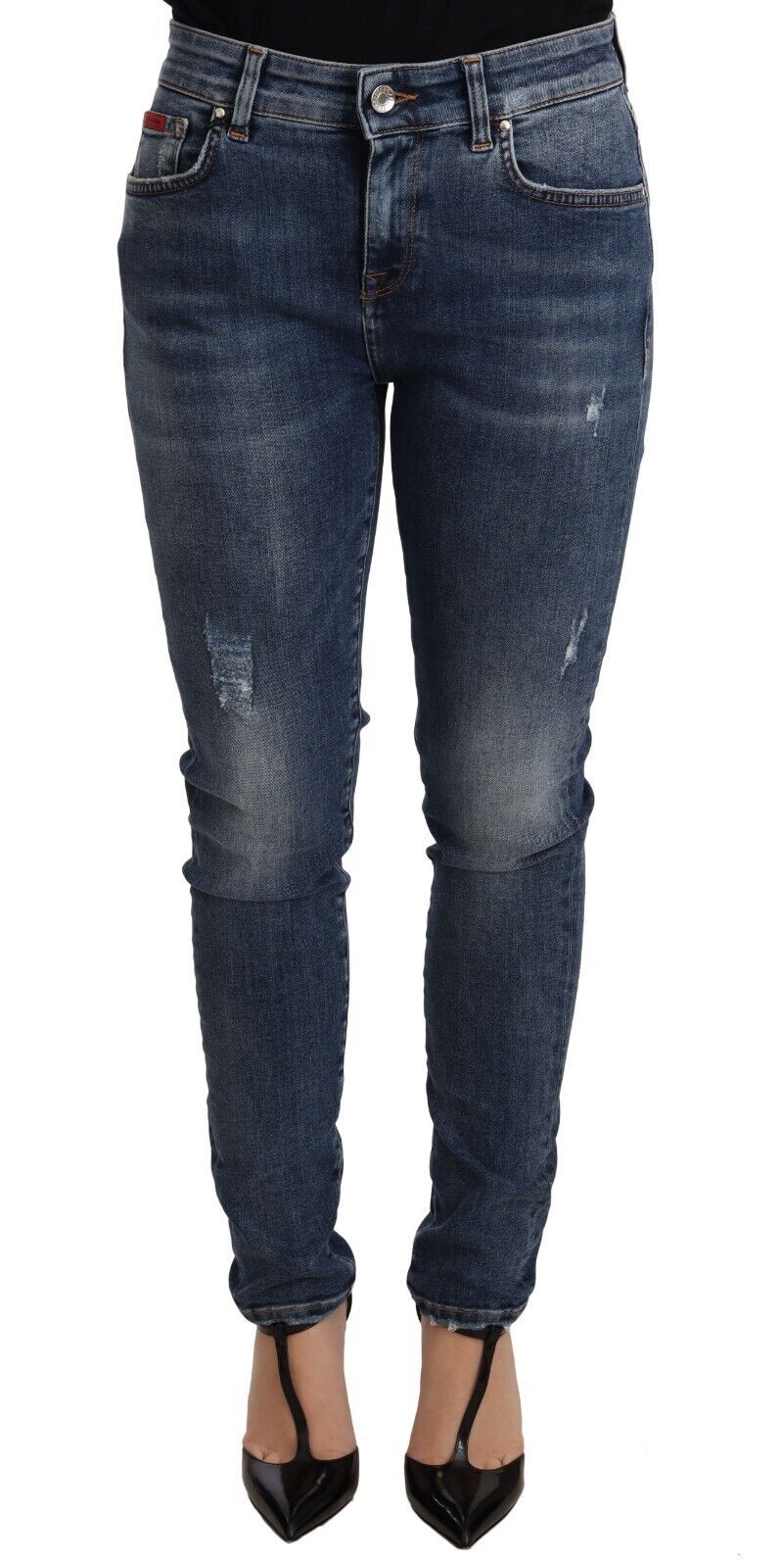 Dolce & Gabbana Blue Skinny Jeans for Women