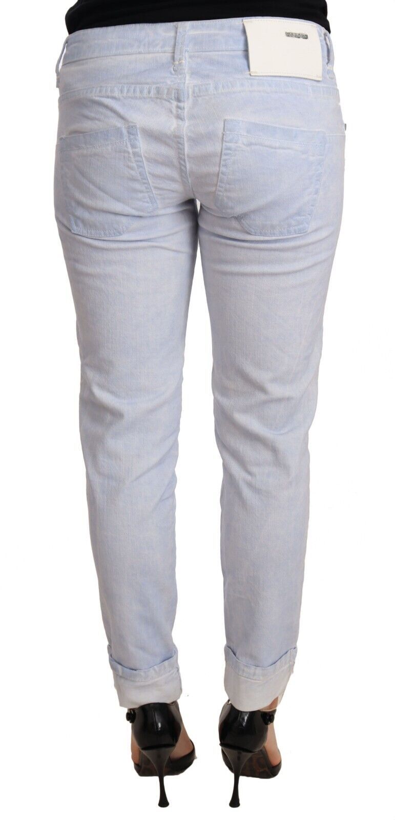 Acht Blue Skinny Jeans for Women detail view