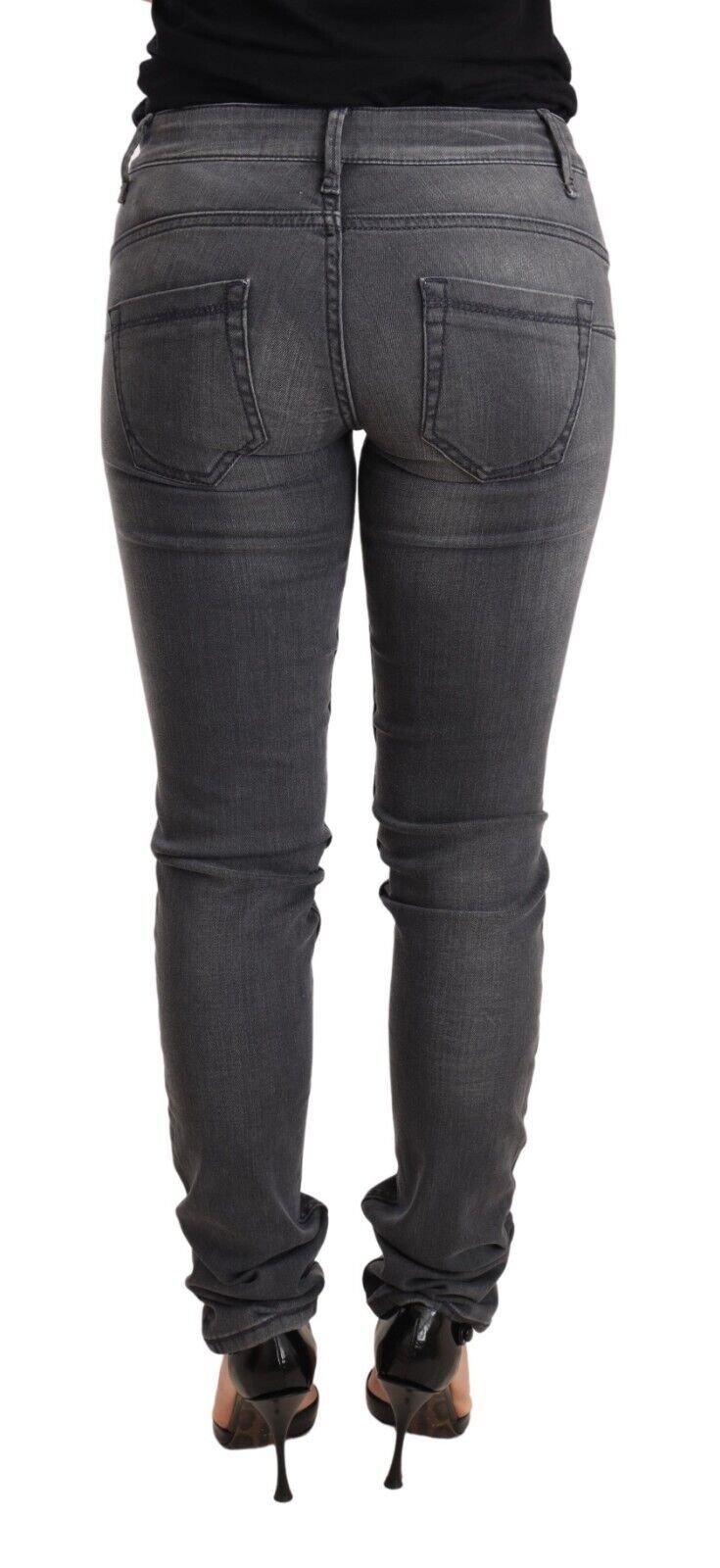 Acht Grey Slim Fit Jeans for Women detail view