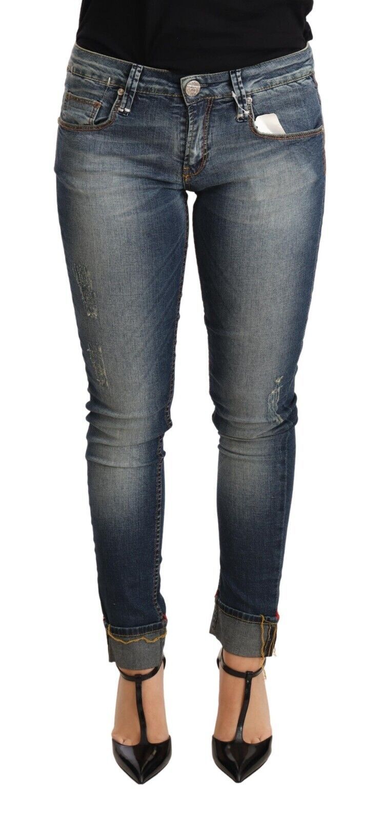 Acht Blue Skinny Jeans for Women