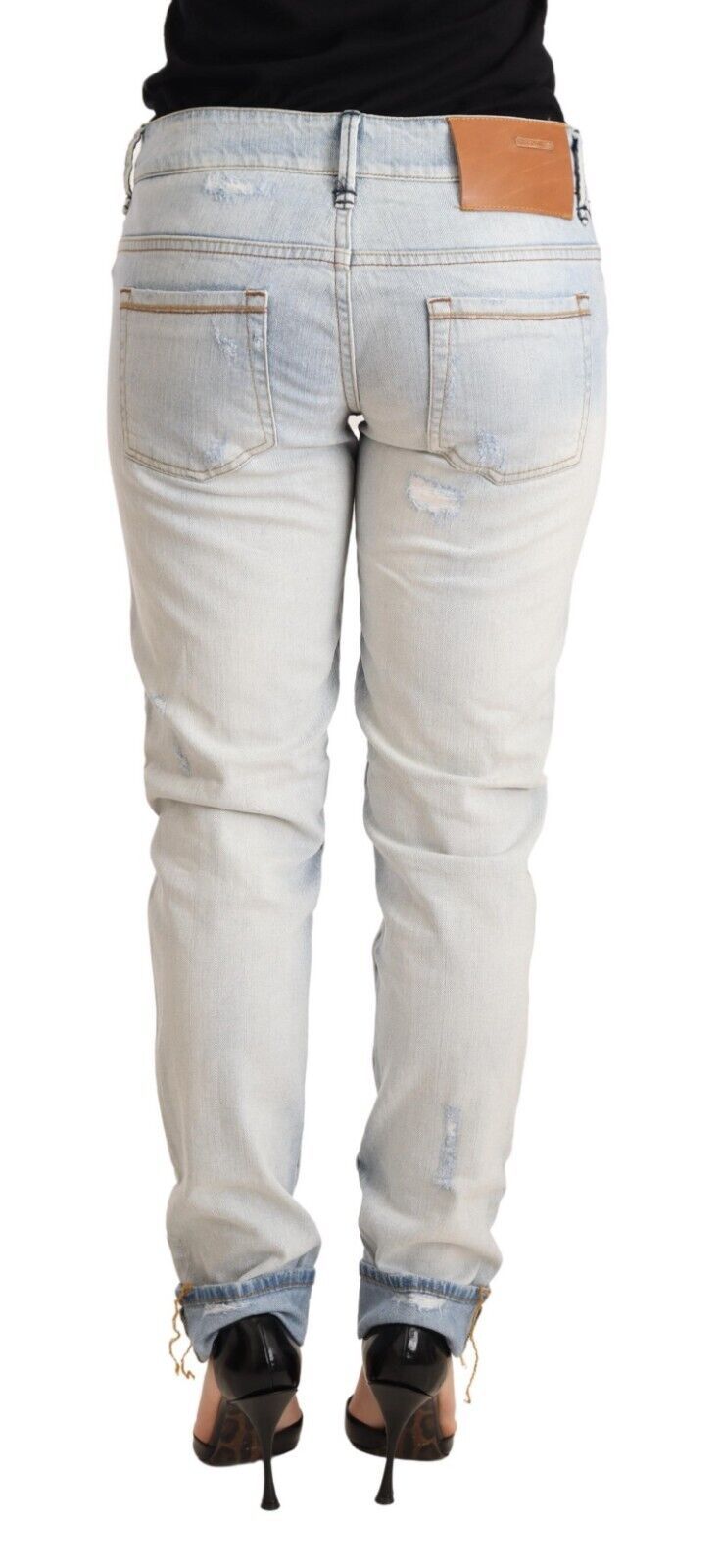 Acht Blue Straight Leg Jeans for Women alternate view