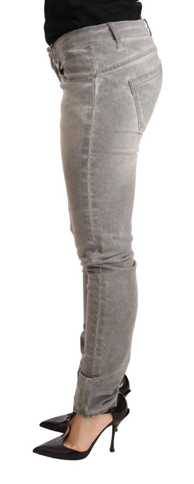 Acht Grey Slim Fit Jeans for Women alternate view
