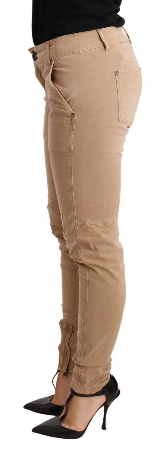 Ermanno Scervino Brown Skinny Jeans for Women alternate view