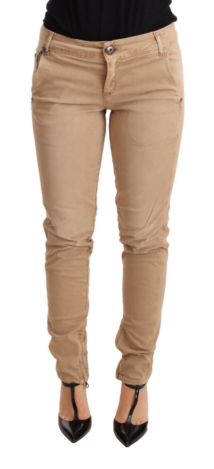 Ermanno Scervino Brown Skinny Jeans for Women