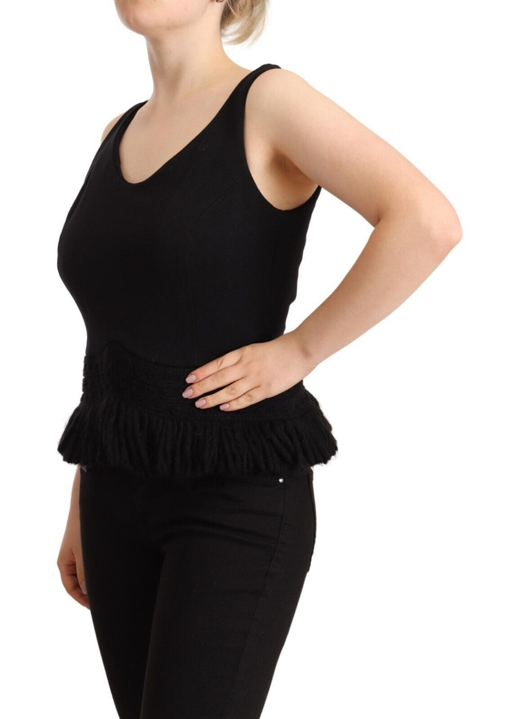 Ermanno Scervino Black Tank Tops T for Women alternate view
