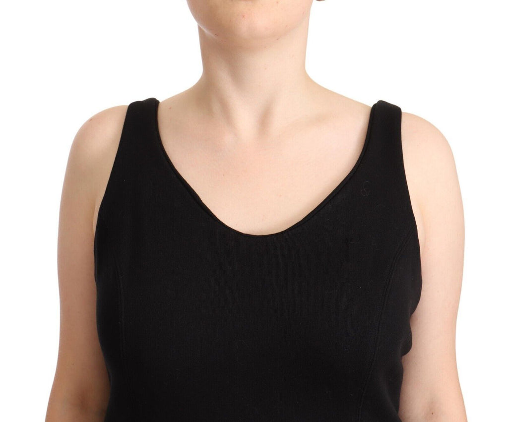 Ermanno Scervino Black Tank Tops T for Women side view