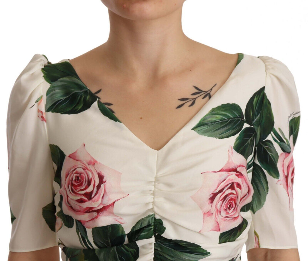 Dolce & Gabbana White Midi Dress for Women additional view