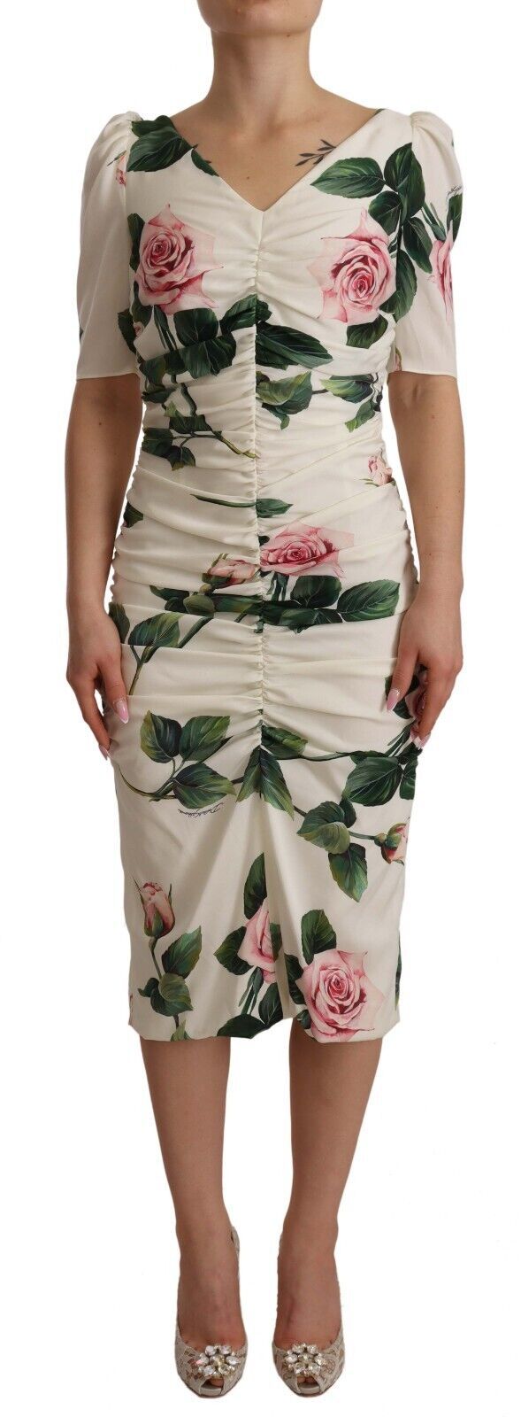 Dolce & Gabbana White Midi Dress for Women
