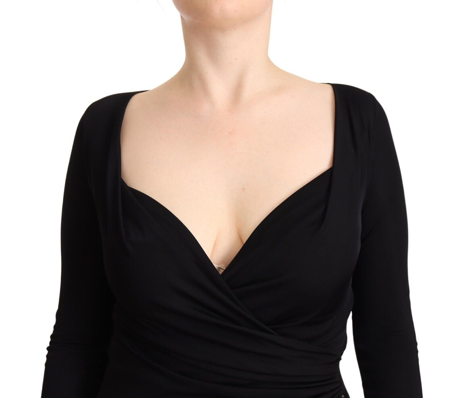 GF Ferre Black Longsleeve for Women side view