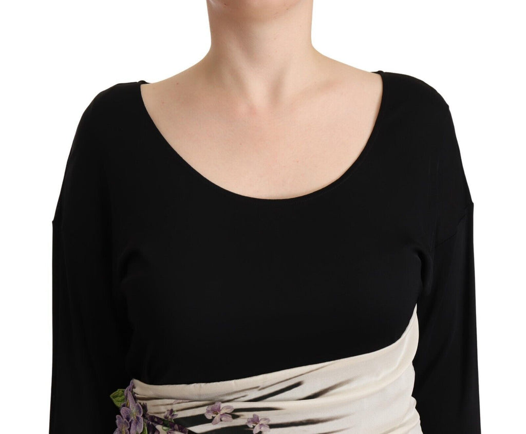 Roberto Cavalli Black Longsleeve for Women side view