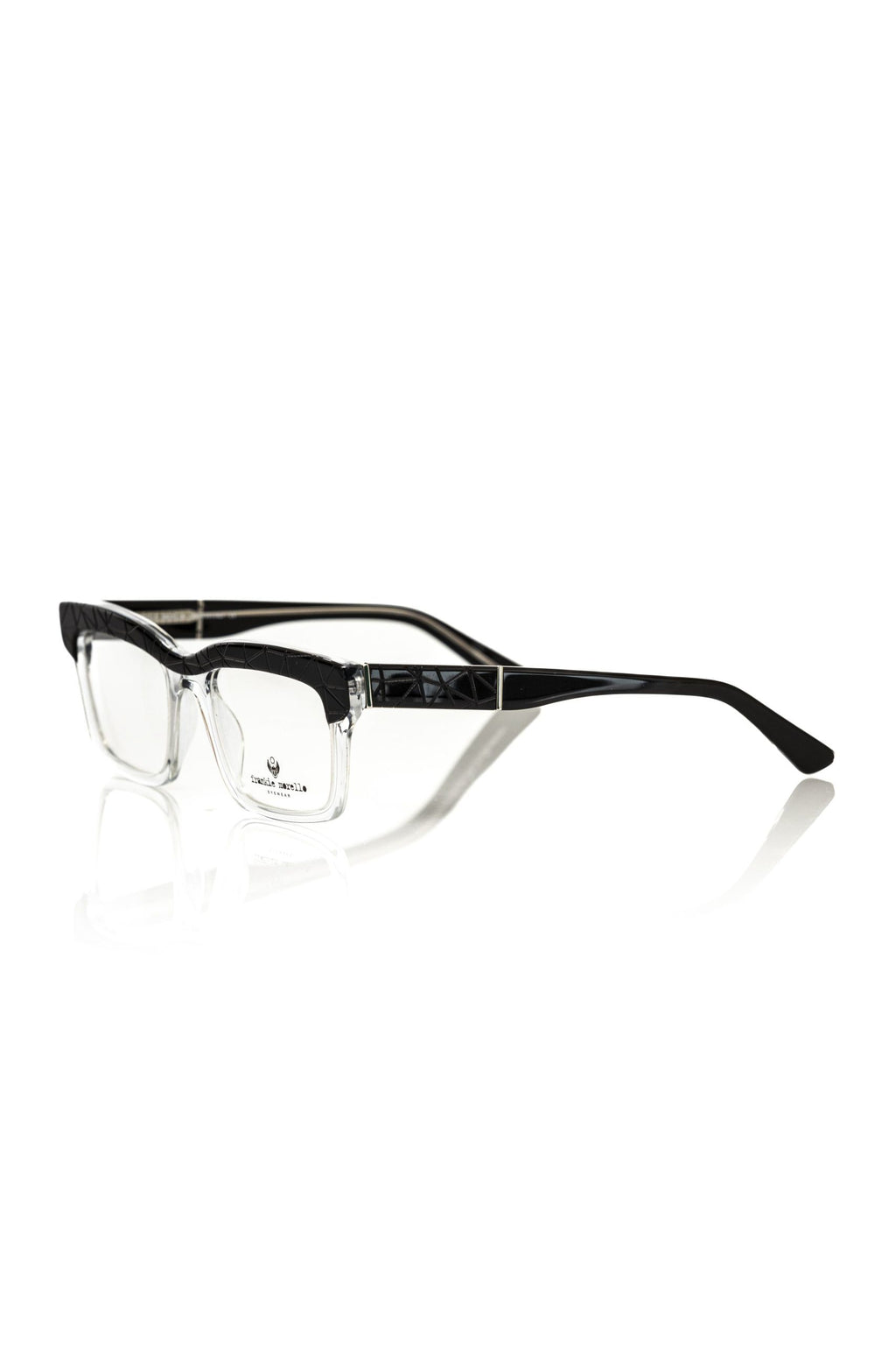Frankie Morello Black Glasses Frames for Men alternate view
