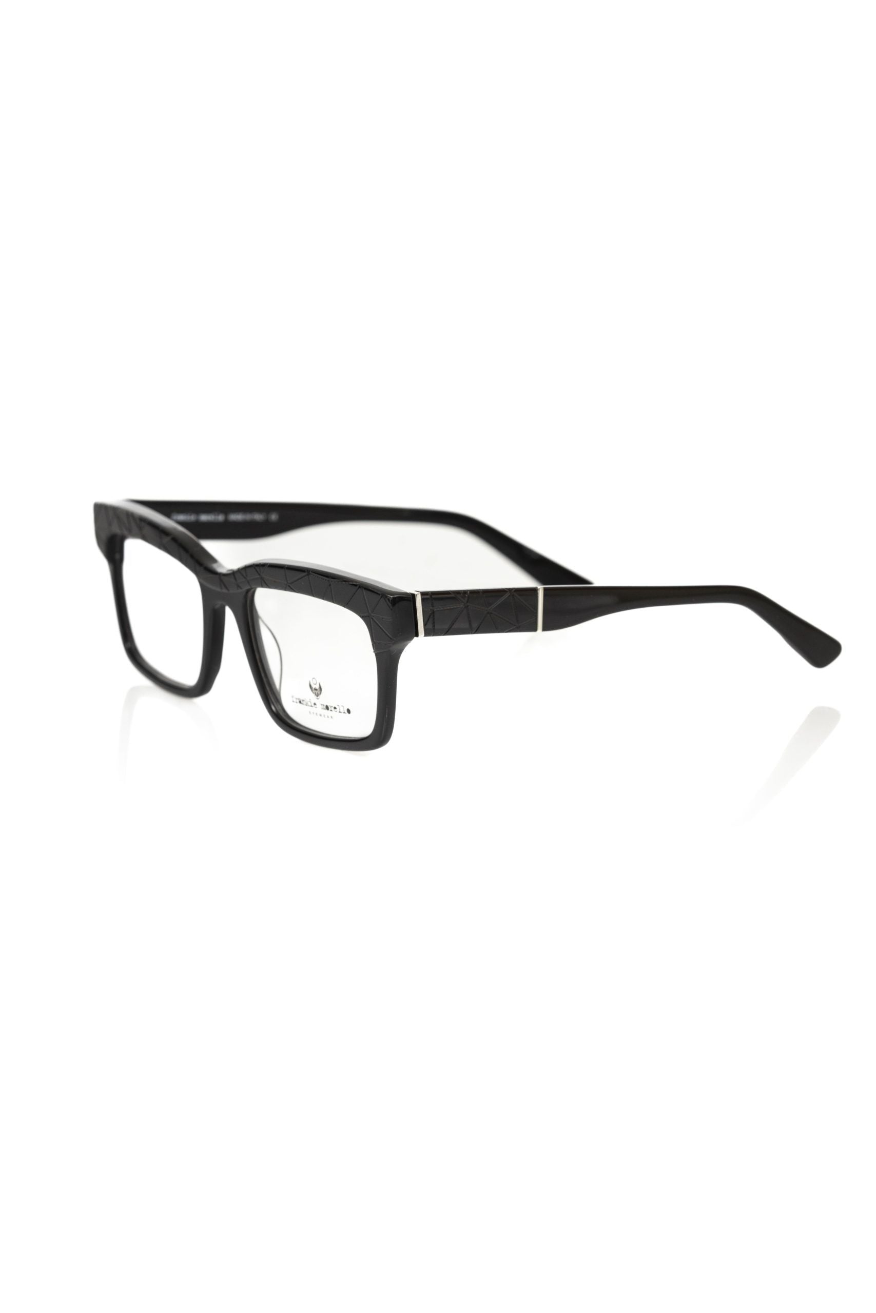 Frankie Morello Black Glasses Frames for Men alternate view