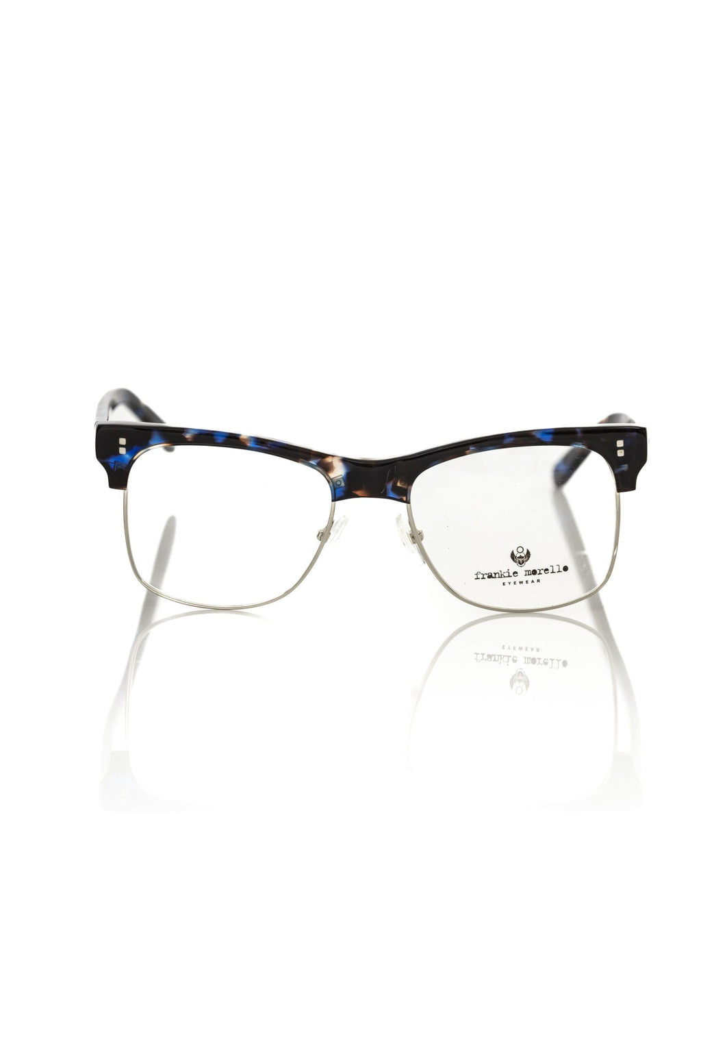 Monture homme Frankie Morello métallique bleue