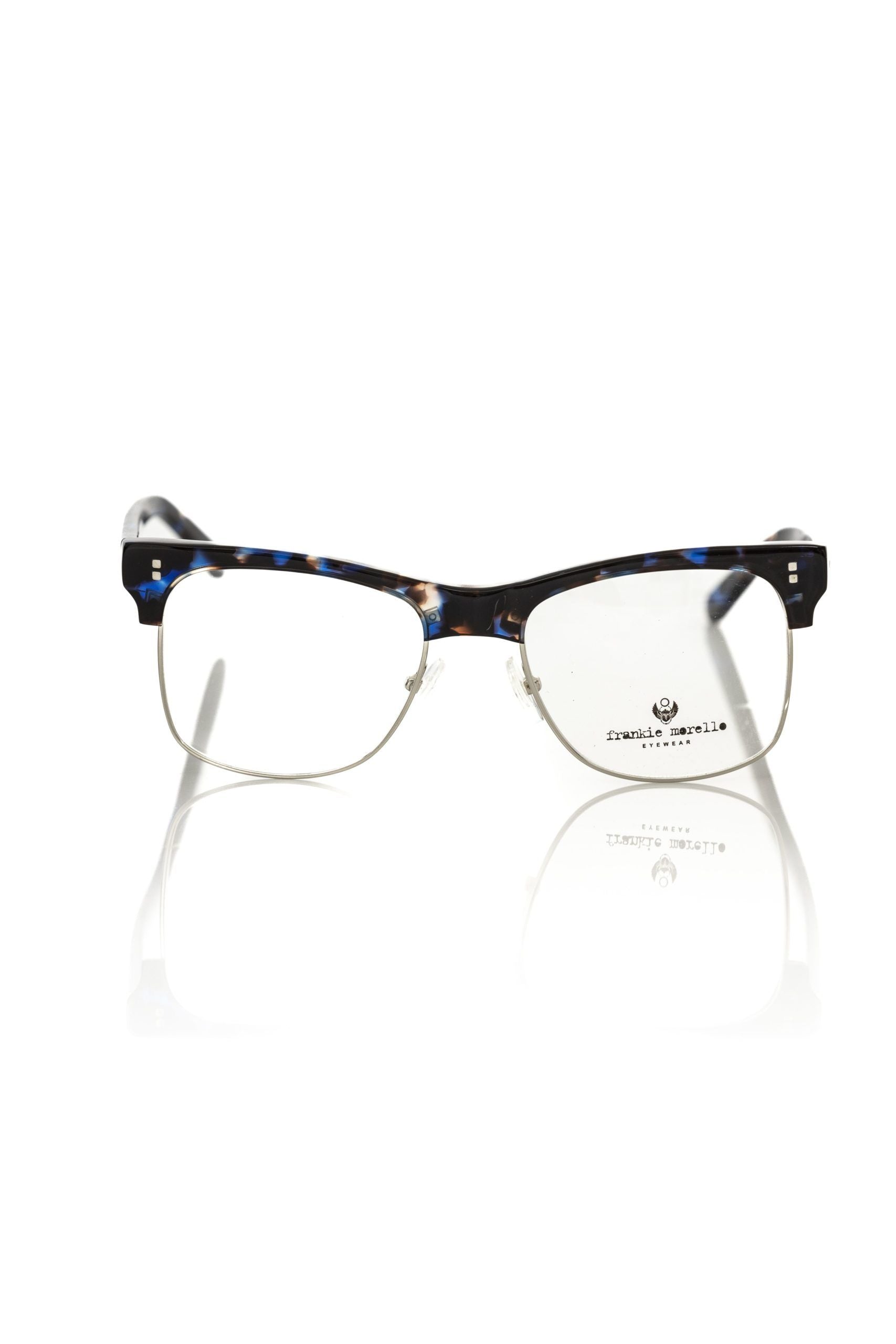 Monture homme Frankie Morello métallique bleue