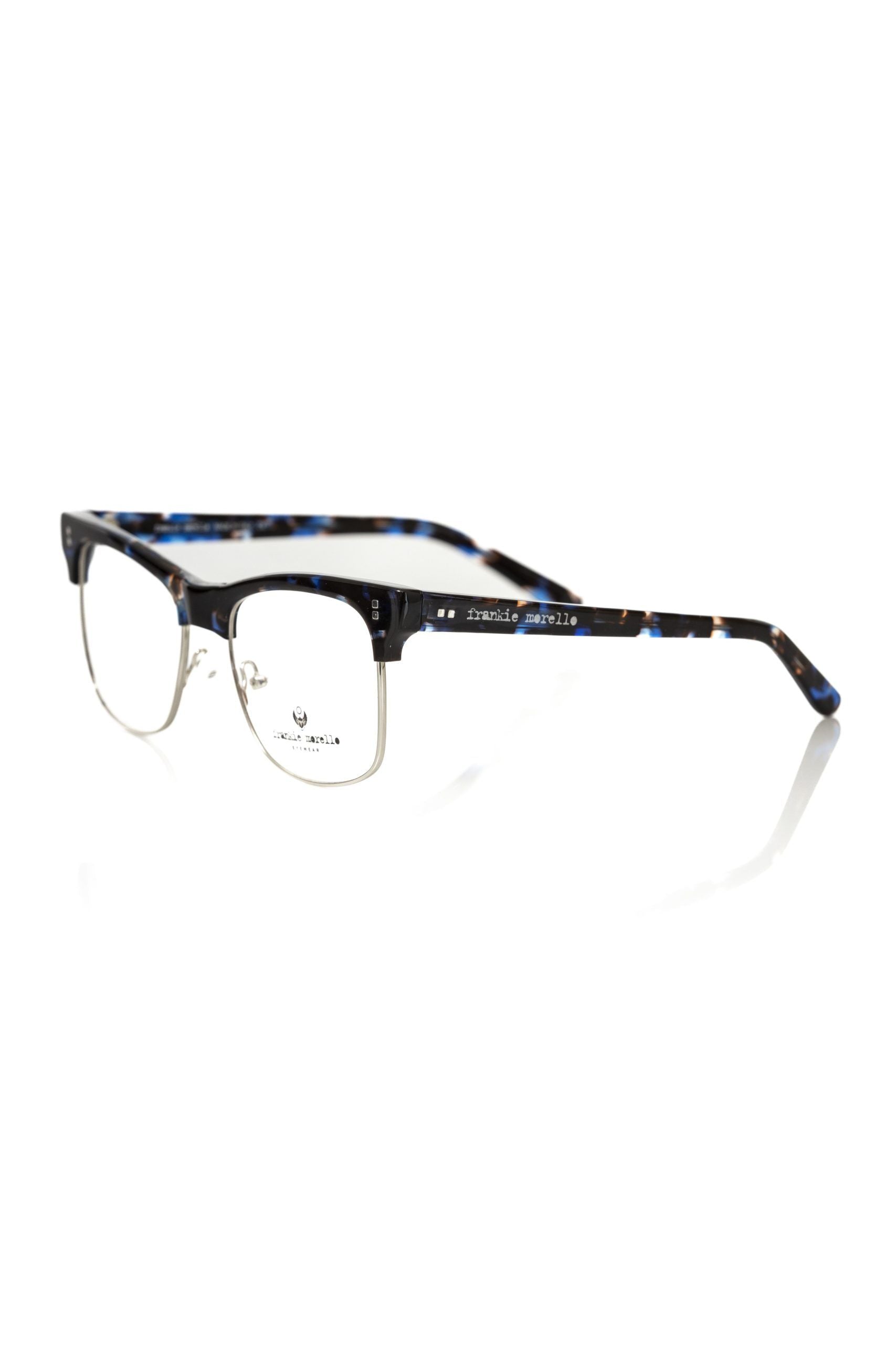 Monture homme Frankie Morello métallique bleue