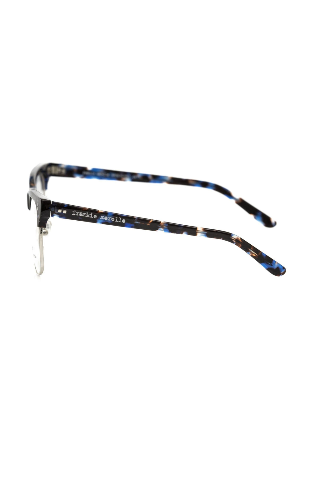 Monture homme Frankie Morello métallique bleue